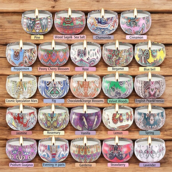 NWT Natural Smokeless Scented Soy Candle - Choose Your Scent - Picture 2 of 4